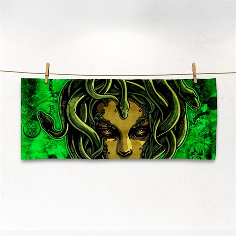 Medusa Hand Towel from ArtsNow.com Front