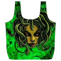 Medusa Full Print Recycle Bag (XL) from ArtsNow.com Back