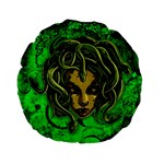 Medusa 15  Premium Flano Round Cushion 
