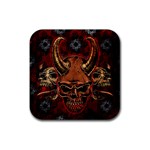 Evil Skulls Rubber Coaster (Square)