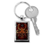 Evil Skulls Key Chain (Rectangle)