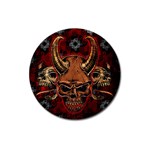 Evil Skulls Magnet 3  (Round)