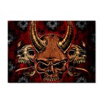 Evil Skulls Sticker A4 (10 pack)