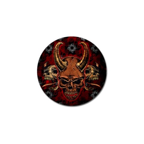 Evil Skulls Golf Ball Marker (4 pack) from ArtsNow.com Front