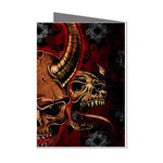 Evil Skulls Mini Greeting Cards (Pkg of 8)