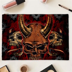 Evil Skulls Cosmetic Bag (XXL) from ArtsNow.com Front