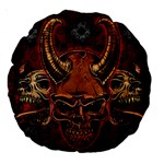 Evil Skulls 18  Premium Round Cushion 