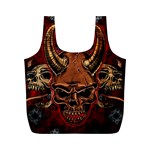 Evil Skulls Full Print Recycle Bag (M)