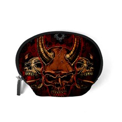 Evil Skulls Accessory Pouch (Small) from ArtsNow.com Back