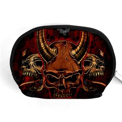 Evil Skulls Accessory Pouch (Medium) from ArtsNow.com Front