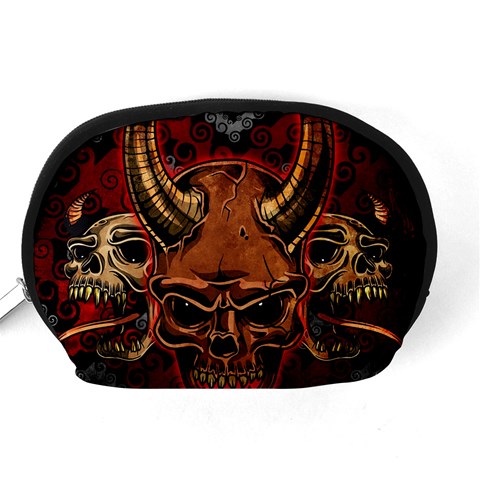 Evil Skulls Accessory Pouch (Medium) from ArtsNow.com Back