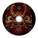 Evil Skulls CD Wall Clock