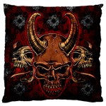 Evil Skulls Standard Flano Cushion Case (Two Sides)