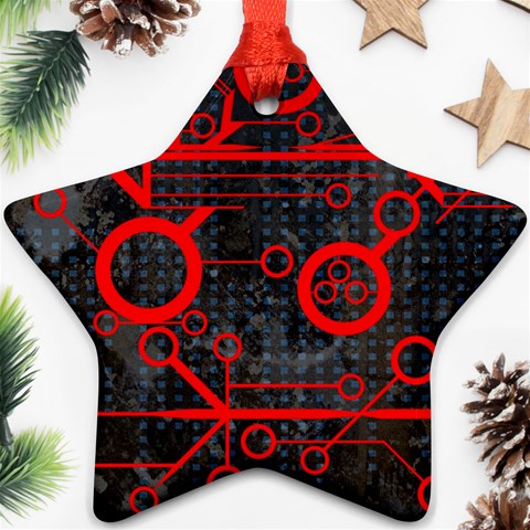 Tech Ornament (Star) from ArtsNow.com Front