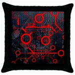 Tech Throw Pillow Case (Black)