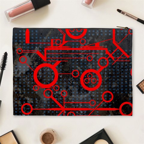 Tech Cosmetic Bag (XL) from ArtsNow.com Back