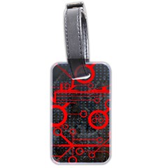 Tech Luggage Tag (two sides) from ArtsNow.com Back