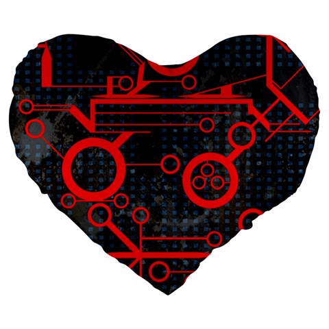 Tech 19  Premium Heart Shape Cushion from ArtsNow.com Front