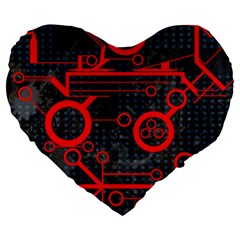 Tech 19  Premium Heart Shape Cushion from ArtsNow.com Front