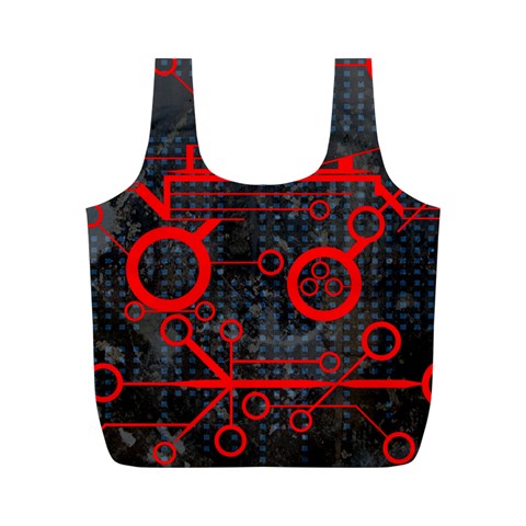 Tech Full Print Recycle Bag (M) from ArtsNow.com Front