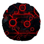 Tech 18  Premium Flano Round Cushion 
