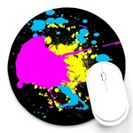 Splatter Round Mousepad