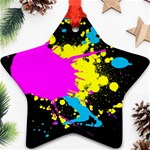 Splatter Ornament (Star)