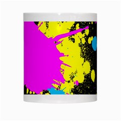 Splatter White Mug from ArtsNow.com Center