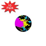 Splatter 1  Mini Magnet (10 pack) 