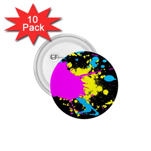 Splatter 1.75  Button (10 pack)  from ArtsNow.com Front
