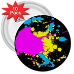 Splatter 3  Button (10 pack)