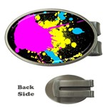 Splatter Money Clip (Oval)