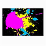Splatter Postcard 4  x 6 