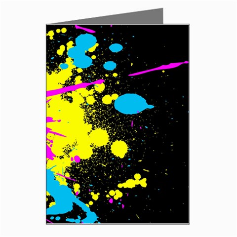 Splatter Greeting Card from ArtsNow.com Left