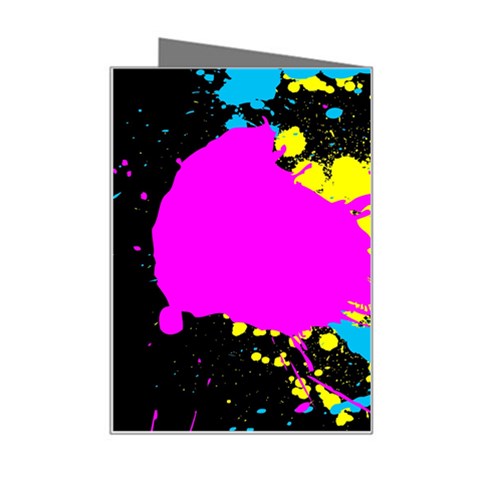 Splatter Mini Greeting Card from ArtsNow.com Right