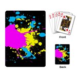 Splatter Playing Cards Single Design