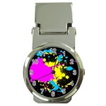 Splatter Money Clip Watch