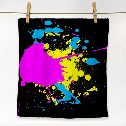 Splatter Face Towel from ArtsNow.com Front