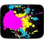 Splatter Double Sided Fleece Blanket (Mini)