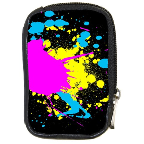 Splatter Compact Camera Leather Case from ArtsNow.com Front