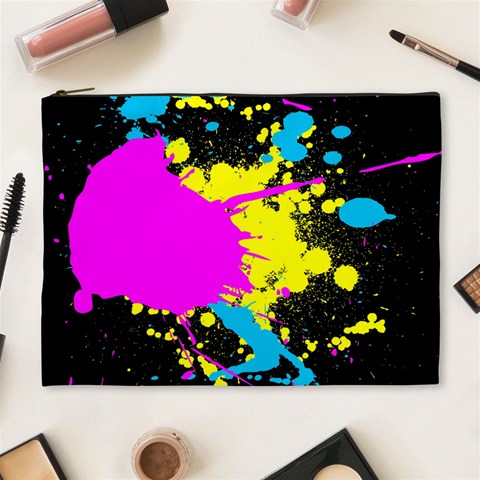Splatter Cosmetic Bag (XL) from ArtsNow.com Front