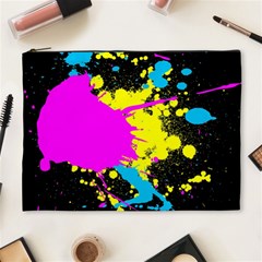 Splatter Cosmetic Bag (XL) from ArtsNow.com Front