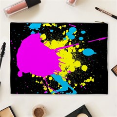 Splatter Cosmetic Bag (XL) from ArtsNow.com Back