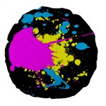 Splatter 18  Premium Round Cushion 