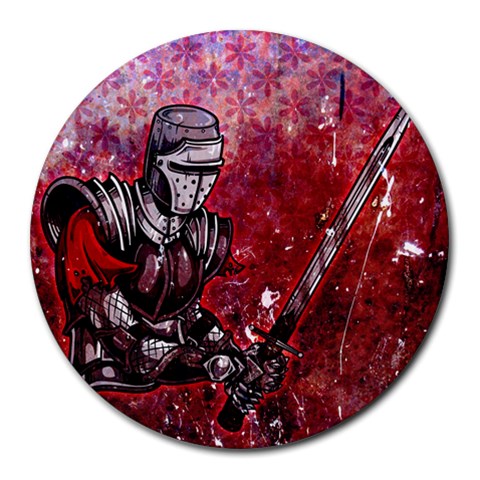 Knight Round Mousepad from ArtsNow.com Front