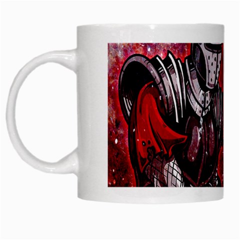 Knight White Mug from ArtsNow.com Left