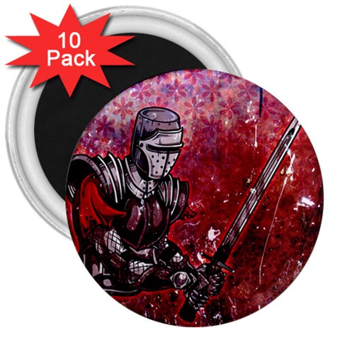 Knight 3  Magnet (10 pack) from ArtsNow.com Front