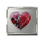 Knight Mega Link Heart Italian Charm (18mm)