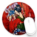 Geisha Round Mousepad