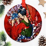 Geisha Ornament (Round)